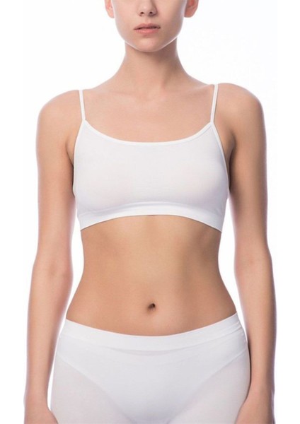 Kadın Likralı Penye Ip Askılı Büstiyer 6052 fiyatları