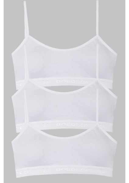 3'lü Paket Ip Askılı Pedli Düz Büstiyer fiyatları