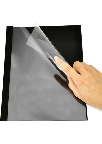 Siyah Karton Kapaklar, 100 Adet, Dayanıklı ve Şık Tasarım