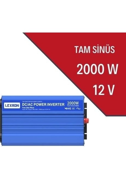 Teknovasyon Arge 2000W-12V Tam Sinus Inverter