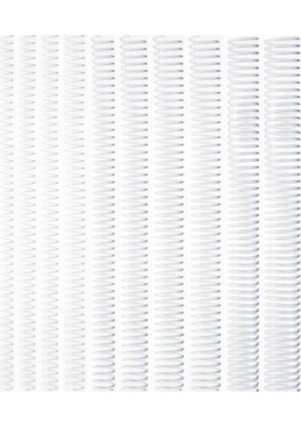 Şeffaf Spiral Plastik Helezon 100 Lü, 22 Mm, Dayanıklı ve Çok Amaçlı Kullanım