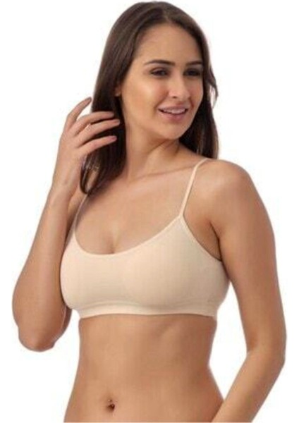 Pedli Ip Askılı Gri Krem ve Ten Büstiyer 6 Adet fırsatları