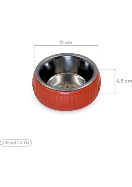 Mikopet Organik Seramik Mama Kabı Kiremit fiyatları