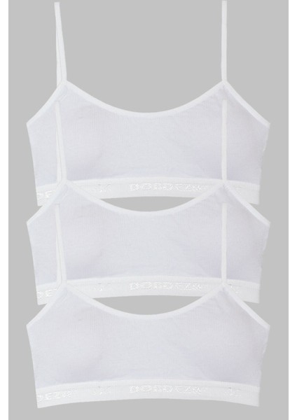 Genç Kız 3'lü Ip Askı Düz Ilk Sütyen Büstiyer fiyatları