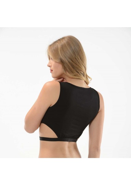 Kadın Siyah Pedsiz Penye Büstiyer fiyatları