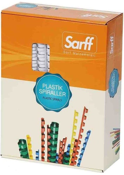 28MM Beyaz Plastik Spiral 50 Adet, Kullanışlı ve Dayanıklı Spiral Seti fırsatları