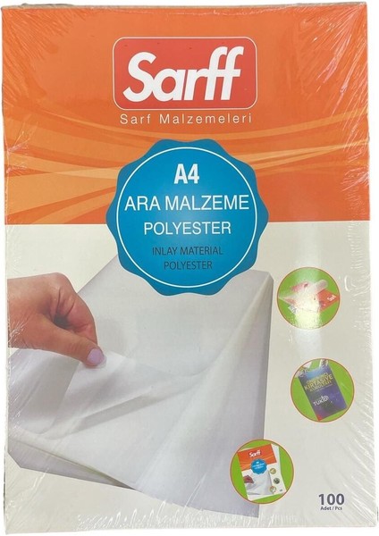 120 Mikro Polyester Ara Malzeme A4, 100 Adet Pakette, Kaliteli ve Kullanışlı Ürün