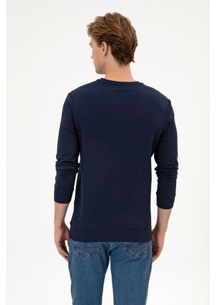 Erkek Lacivert Sweatshirt 50313743-VR033 indirimleri