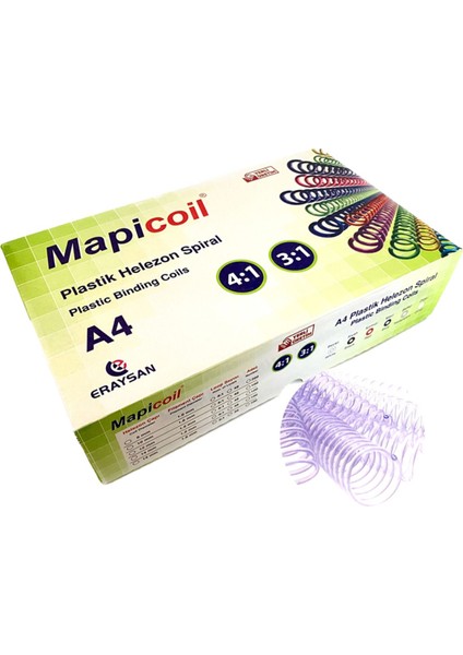 Şeffaf Plastik Spiral 14MM 100 Adet, Yüksek Kaliteli ve Dayanıklı Ürün