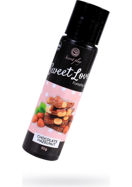 Secret Play Göğüs Uçları ve Özel Bölge Kayganlaştırıcı Jel, Çikolata, 60 ml