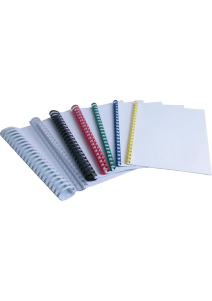 12 mm Kırmızı Plastik Spiral 100'LÜ, Çok Amaçlı ve Dayanıklı Renkli Spiral Set fırsatları