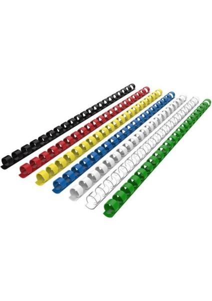 Beyaz 18 mm Plastik Spiral, 100 Adet, Dayanıklı ve Kullanışlı Ürün Seti fiyatları