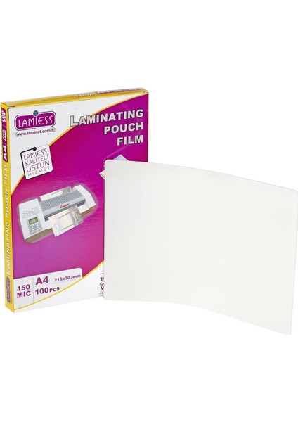 A4 216X303 mm 150 Mikron Mat Polyester Kağıt, Yüksek Kalite Ev ve Ofis Kullanımı