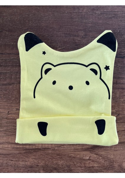 Yenidoğan Kız Erkek Bebek 1 Adet Ayıcık Figür Bandana Şapka Başlık Bere fiyatları