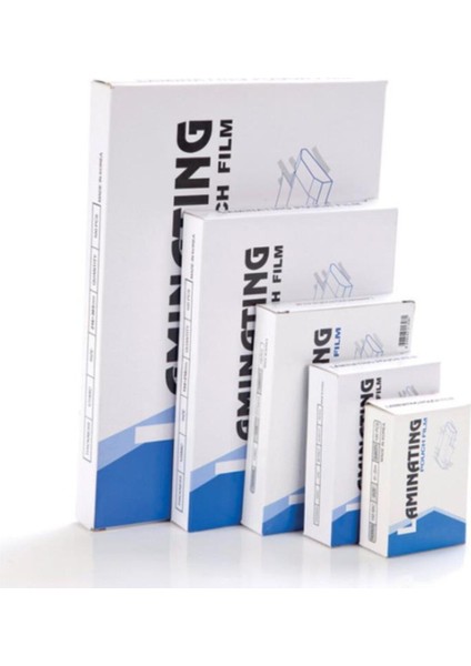 65X95 mm Polyester Laminasyon Filmi, 400'LÜ Set, Yüksek Kalite ve Dayanıklılık fiyatları