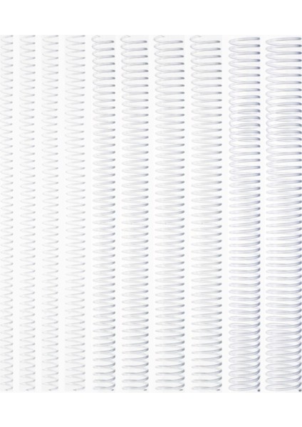 Şeffaf Plastik Helezon 31 Mm, 100’LÜ Paket, Çok Amaçlı ve Dayanıklı