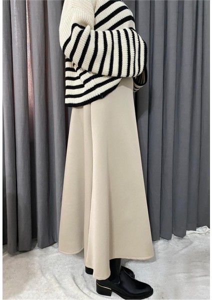 Kadın Scuba Kumaş Puf Kloş Tesettür ve Günlük Etek BOY:94-95CM fiyatları