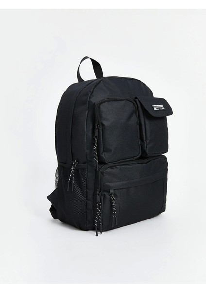 Lcw Accessorıes Siyah Çok Bölmeli Erkek Çocuk Sırt Çantası