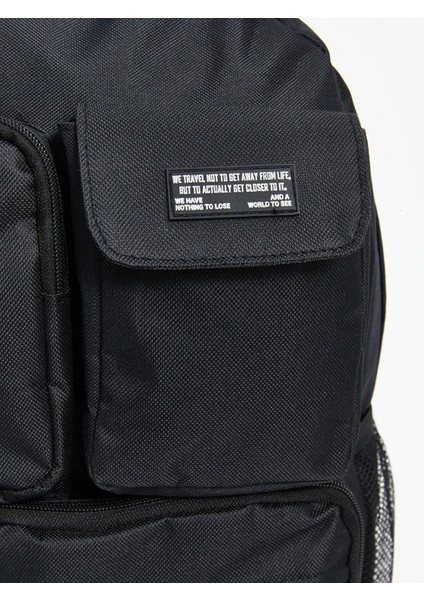 Lcw Accessorıes Siyah Çok Bölmeli Erkek Çocuk Sırt Çantası modelleri