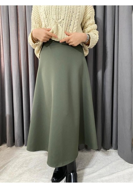 Kadın Scuba Kumaş Puf Kloş Tesettür ve Günlük Etek BOY:94-95CM fiyatları