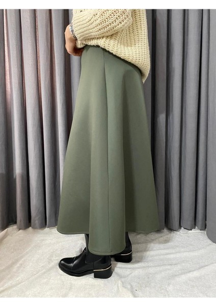 Kadın Scuba Kumaş Puf Kloş Tesettür ve Günlük Etek BOY:94-95CM modelleri