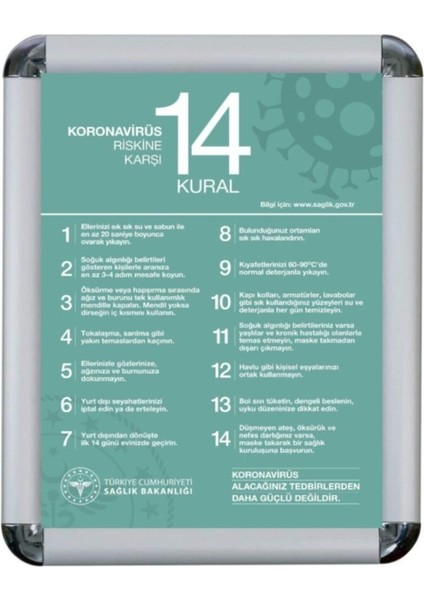 Alüminyum Açılır Kapanır Rondo Çerçeve 50X70 Cm, Şık ve Pratik Tasarım