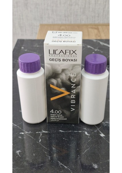 Vibrance 50ML+50ML 5VLM Oksidan Hediyeli 4,00 Doğal Kahve 100ML Geçiş Boyası modelleri