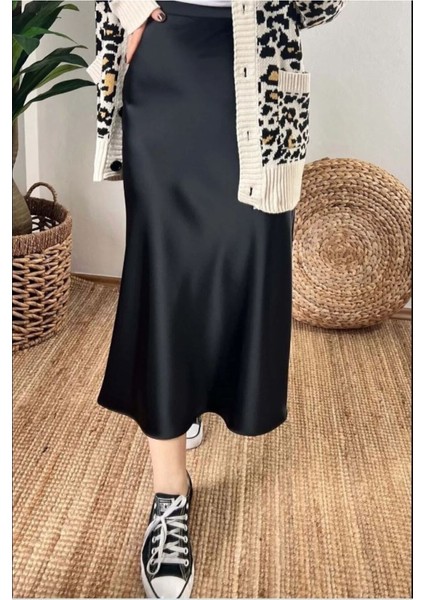 Siyah Saten Etek Bol Kesim( Lütfen Çıklamayı Okuyun)