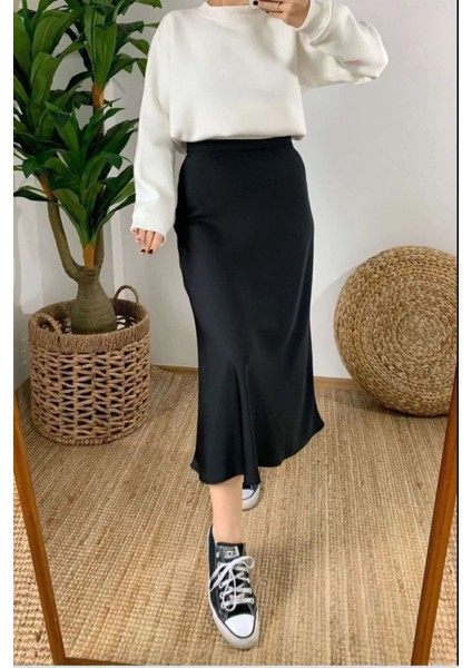 Siyah Saten Etek Bol Kesim( Lütfen Çıklamayı Okuyun) indirimleri