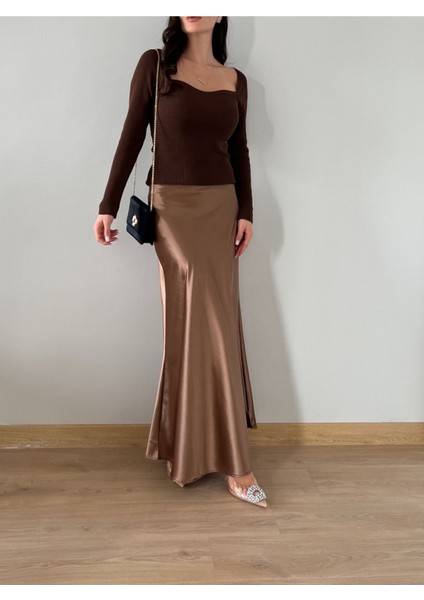 Kadın Saten Etek Maxi Boy fırsatları