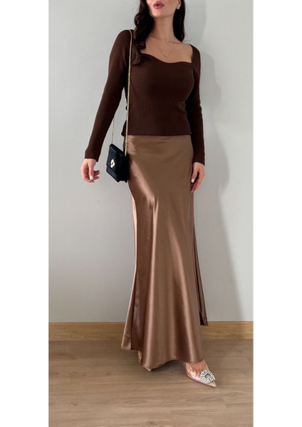 Kadın Saten Etek Maxi Boy indirimleri