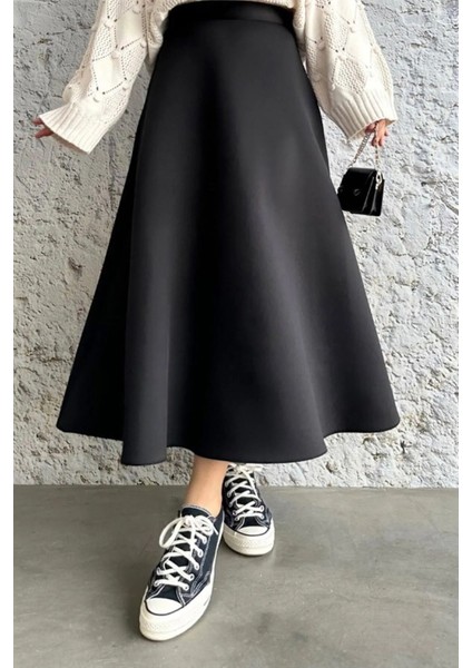 Siyah Scuba Klot Etek