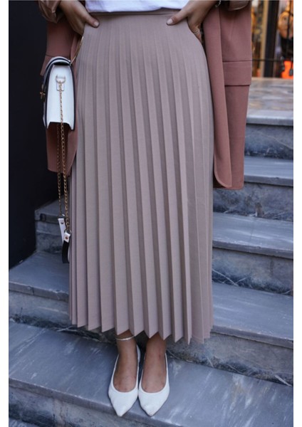 Kadın Vizon Pileli Etek