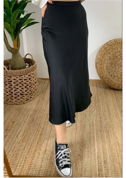 Siyah Saten Etek Bol Kesim( Lütfen Çıklamayı Okuyun)