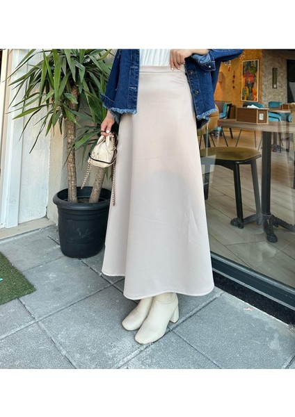 Scuba Kumaş Geniş Çan Etek fiyatları