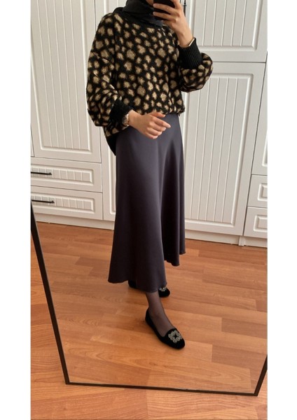 Siyah Ipek Saten Etek modelleri