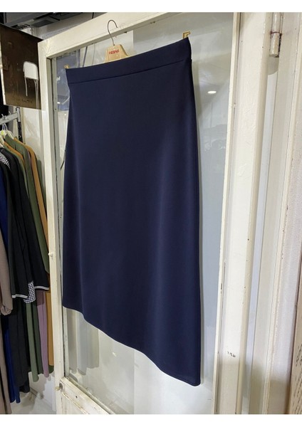 Kadın Tilbe Scuba Kalem Astarsız Lastikli Siyah Etek fiyatları