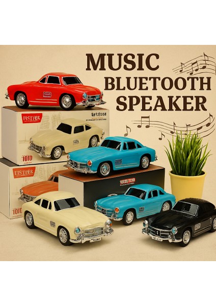Bluetooth Hoparlör WS-300SL – Klasik Araba Tasarımı, 10W Ses, Fm Radyo, Usb/tf Kart Desteği modelleri