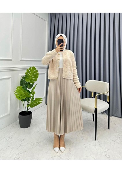 Ince Piliseli Model Etek