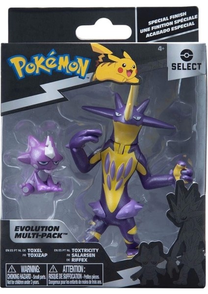 Pok PKW3213 Pokémon Select Seri Ikili Figür Seti