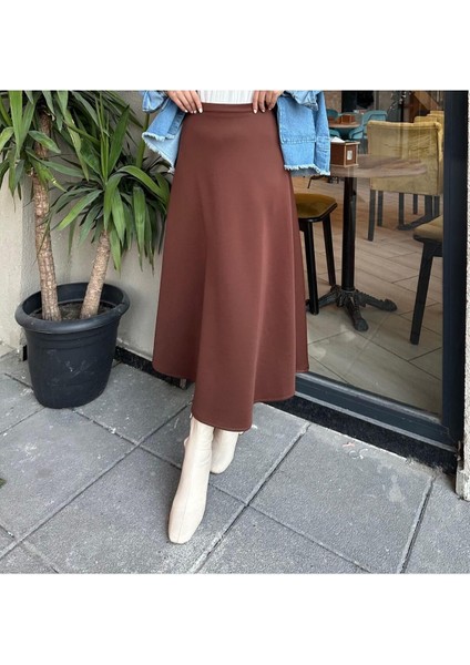 Scuba Kumaş Geniş Çan Etek fırsatları