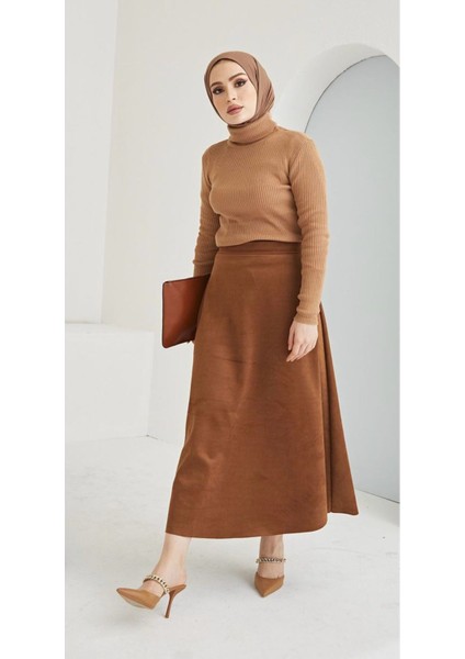 Şık Tasarım Süet Mevlana Etek New Season 0036 fiyatları