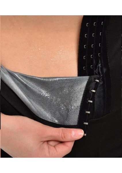 Sauna Termal Şort Iki Beden Incelten Vücut Şekillendirici Yağ Yakmaya Yardımcı Sauna Agraflı Şort modelleri