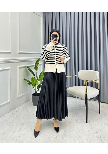 Ince Piliseli Model Etek