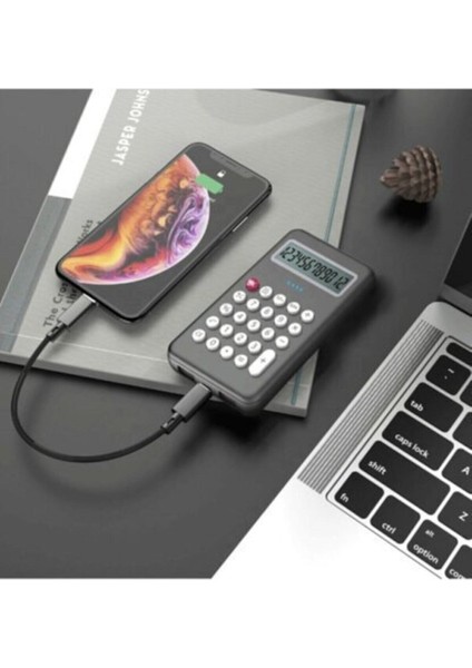 8000MAH Powerbank ve Hesap Makinesi Çok Fonksiyonlu Taşınabilir Cihaz fiyatları