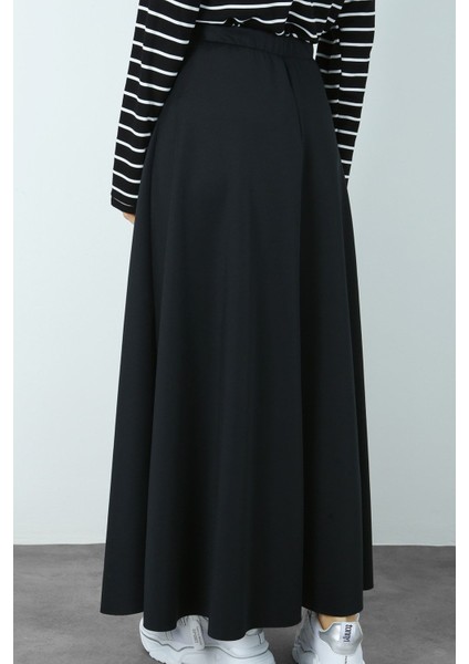 Kadın Siyah Scuba Kloş Etek fiyatları