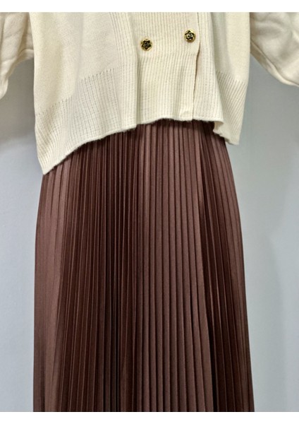 Acı Kahve Sık Piliseli Etek