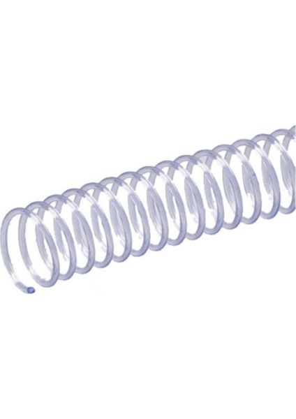25 mm Şeffaf Plastik Spiral Paket, 100 Adet Helezon Ürünleri fiyatları