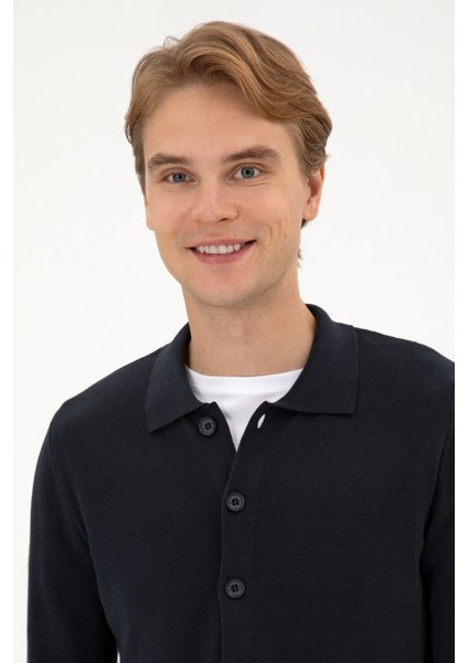 Erkek Lacivert Hırka (Triko) 50313690-VR033 fiyatları