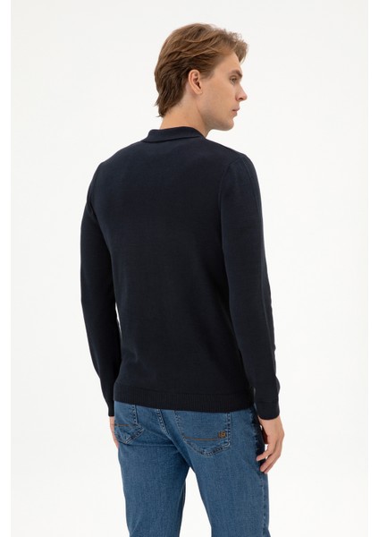 Erkek Lacivert Hırka (Triko) 50313690-VR033 indirimleri